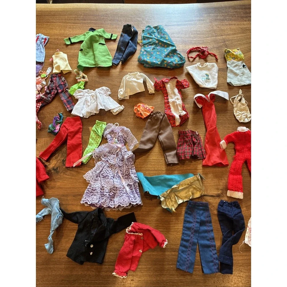 Vintage Barbie & Clone Clothes Outfits Lot 50's 60's 70s